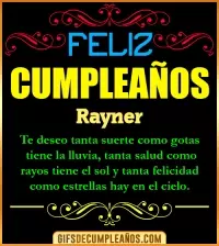 GIF Frases de Cumpleaños Rayner